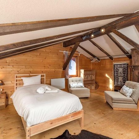 Chalet Noisette Authentic Swiss Chalet Perfect For Families Ла-Тзумаз Екстер'єр фото