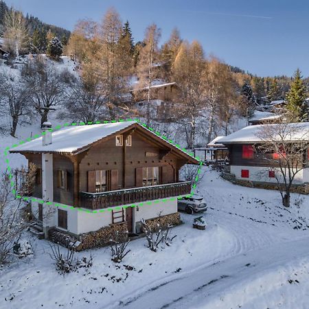 Chalet Noisette Authentic Swiss Chalet Perfect For Families Ла-Тзумаз Екстер'єр фото