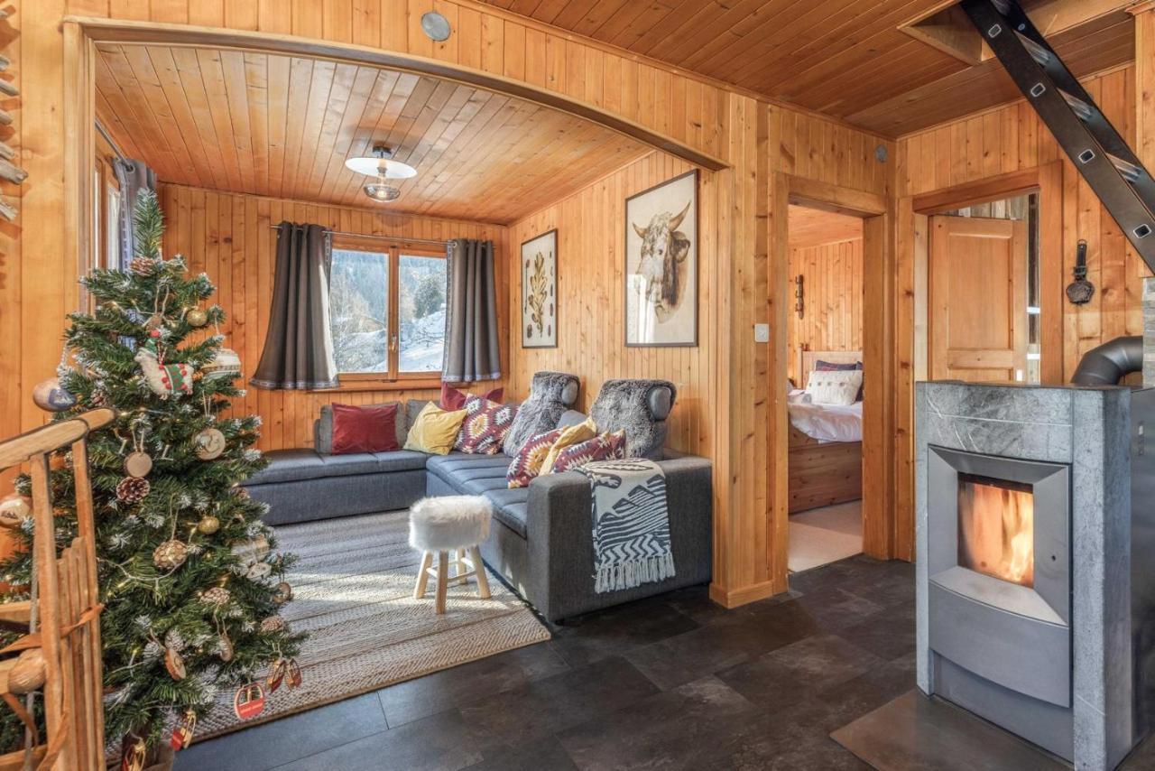 Chalet Noisette Authentic Swiss Chalet Perfect For Families Ла-Тзумаз Екстер'єр фото