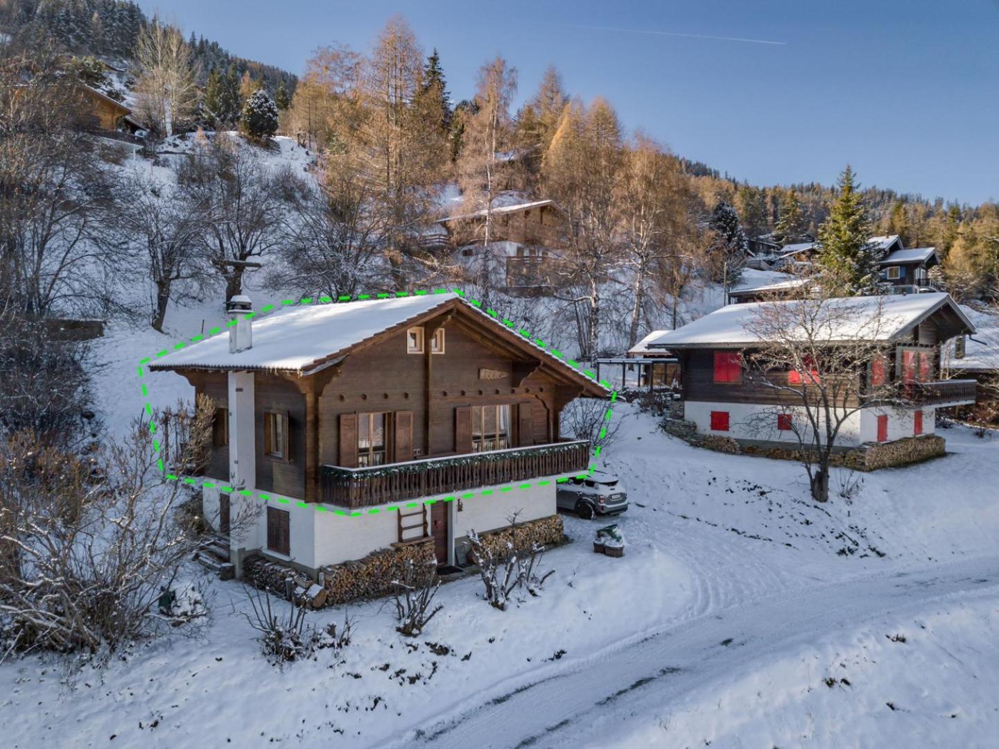Chalet Noisette Authentic Swiss Chalet Perfect For Families Ла-Тзумаз Екстер'єр фото